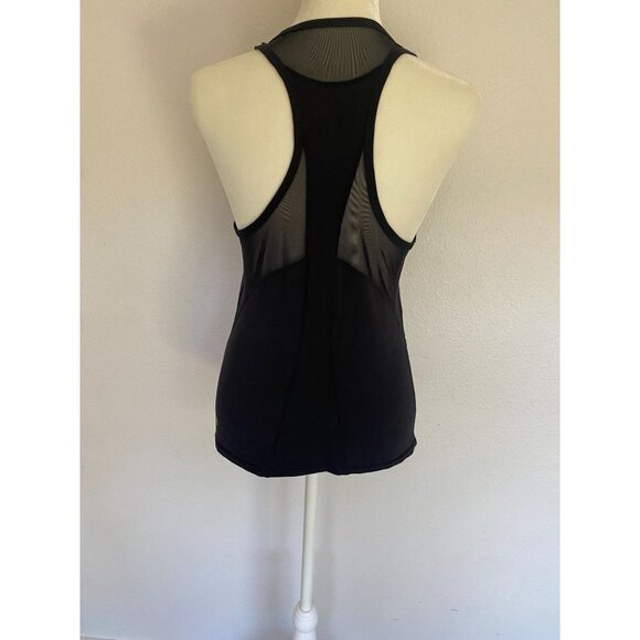 Lululemon Black & Gray Ace Mesh Racerback Tank . Tag missing, measures as 6 - Picture 5 of 6